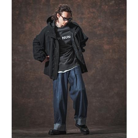 【Jih Nunc(ジーヌンク)】11.5ozデニムロールアップ加工ワイドパンツ(JIH-R1136) | Jih Nunc | 10