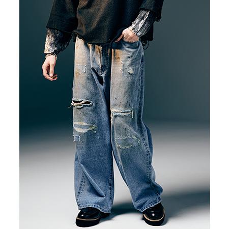 glamb（グラム） 【】Rebirth Denim リバースデニム パンツ(GB0425-P01