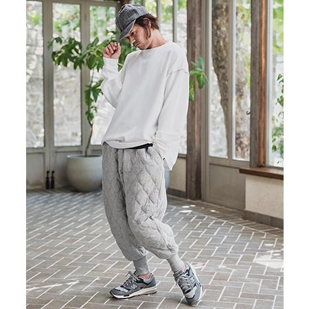 CAMBIO（カンビオ） 【】Wave Quilting Surrouel Pants キルティング