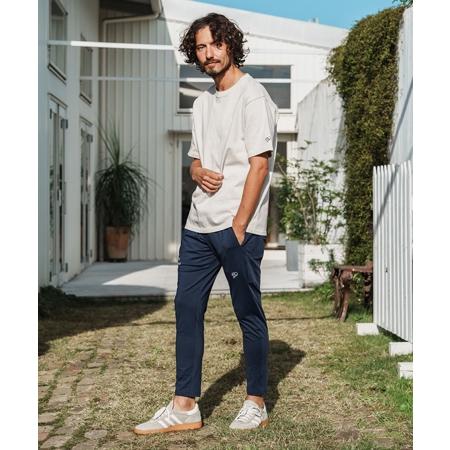 【1minute 1second(ワンミニットワンセカンド)】heart embroidery high stretch fabric pants イージーパンツ(1M26H070)