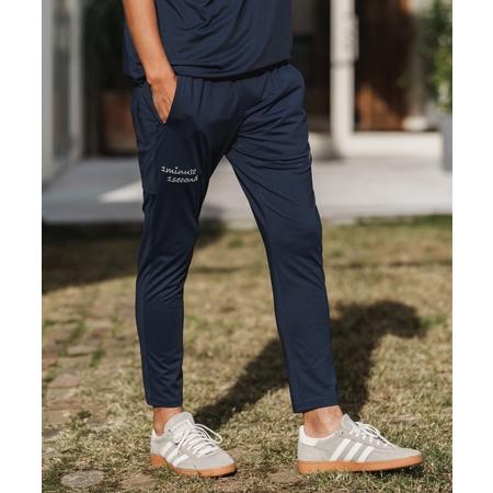 【1minute 1second(ワンミニットワンセカンド)】heart embroidery high stretch fabric pants イージーパンツ(1M26H070)