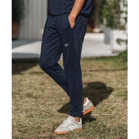 【1minute 1second(ワンミニットワンセカンド)】heart embroidery high stretch fabric pants イージーパンツ(1M26H070)