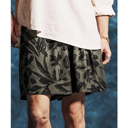 【Jih Nunc(ジーヌンク)】ワントーンフラワープリントショートパンツ(JIH-R1163) | Jih Nunc | 20