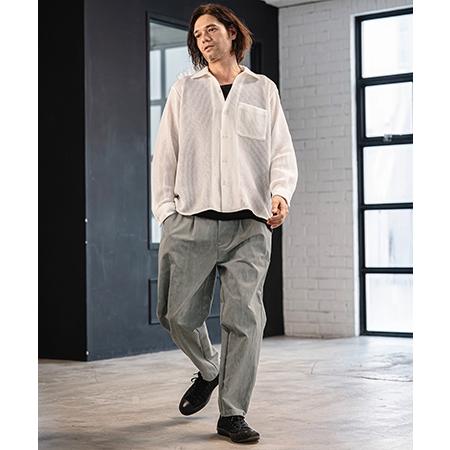 【CAMBIO(カンビオ)】コットンナイロンラブパターンテーパードパンツ(CMB-R0198) | CAMBIO | 16