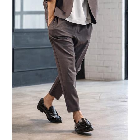 【CAMBIO(カンビオ)】Stretch Linen Rayon Ankle Tapered Pants アンクルパンツ(S66026cmb) | CAMBIO