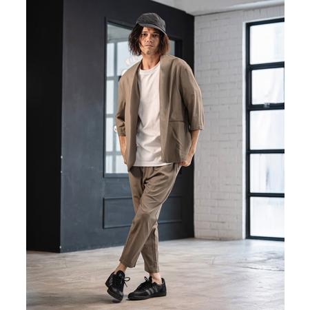 【CAMBIO(カンビオ)】Stretch Linen Rayon Ankle Tapered Pants アンクルパンツ(S66026cmb) | CAMBIO | 21