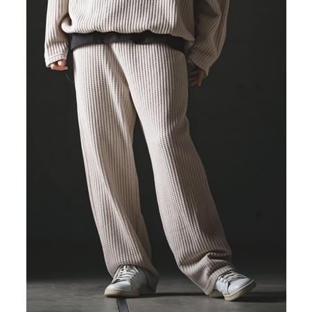 【GLIMCLAP(グリムクラップ)】Big Waffle Wide Straight Pants ワイドストレートパンツ(201-020-gls-cg) | GLIMCLAP | 14