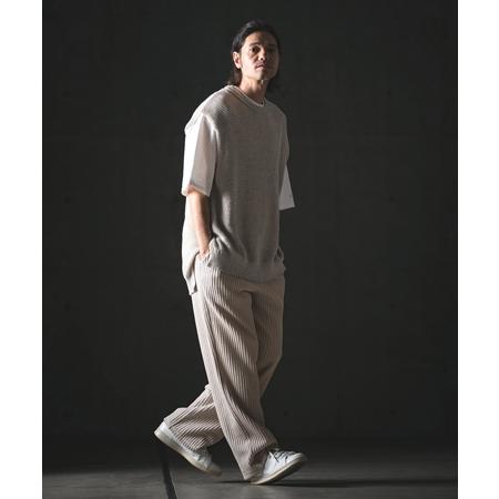 【GLIMCLAP(グリムクラップ)】Big Waffle Wide Straight Pants ワイドストレートパンツ(201-020-gls-cg) | GLIMCLAP | 15