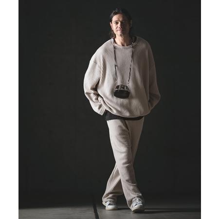【GLIMCLAP(グリムクラップ)】Big Waffle Wide Straight Pants ワイドストレートパンツ(201-020-gls-cg) | GLIMCLAP | 17