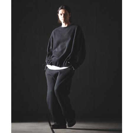 【GLIMCLAP(グリムクラップ)】Big Waffle Wide Straight Pants ワイドストレートパンツ(201-020-gls-cg) | GLIMCLAP | 10