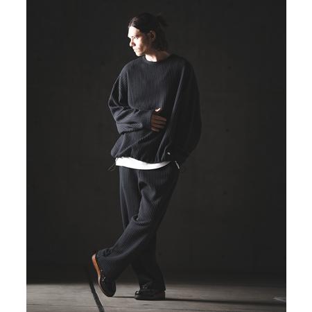 【GLIMCLAP(グリムクラップ)】Big Waffle Wide Straight Pants ワイドストレートパンツ(201-020-gls-cg) | GLIMCLAP | 11