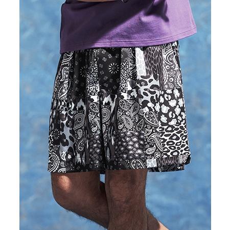 【Jih Nunc(ジーヌンク)】ペイズリー×レオパードパッチワークプリントポンチショートパンツ(JIH-R1187) | Jih Nunc | 12