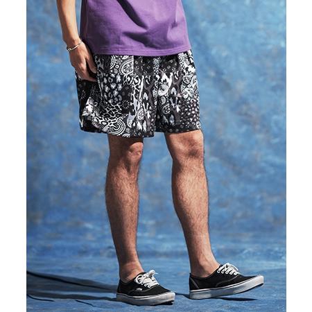 【Jih Nunc(ジーヌンク)】ペイズリー×レオパードパッチワークプリントポンチショートパンツ(JIH-R1187) | Jih Nunc | 13