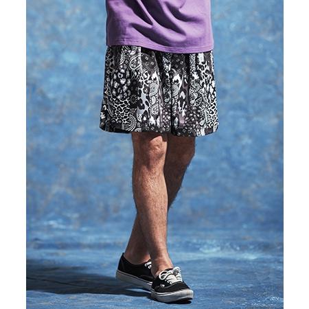 【Jih Nunc(ジーヌンク)】ペイズリー×レオパードパッチワークプリントポンチショートパンツ(JIH-R1187) | Jih Nunc | 14