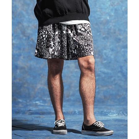 【Jih Nunc(ジーヌンク)】ペイズリー×レオパードパッチワークプリントポンチショートパンツ(JIH-R1187) | Jih Nunc | 15