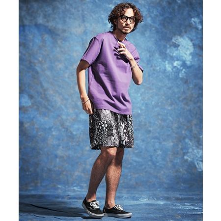 【Jih Nunc(ジーヌンク)】ペイズリー×レオパードパッチワークプリントポンチショートパンツ(JIH-R1187) | Jih Nunc | 18