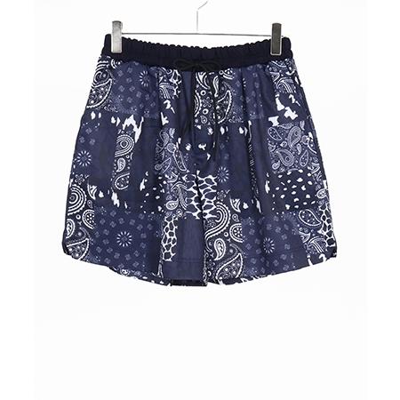 【Jih Nunc(ジーヌンク)】ペイズリー×レオパードパッチワークプリントポンチショートパンツ(JIH-R1187) | Jih Nunc | 20