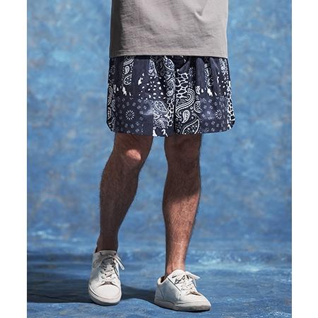 【Jih Nunc(ジーヌンク)】ペイズリー×レオパードパッチワークプリントポンチショートパンツ(JIH-R1187) | Jih Nunc | 05