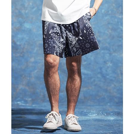 【Jih Nunc(ジーヌンク)】ペイズリー×レオパードパッチワークプリントポンチショートパンツ(JIH-R1187) | Jih Nunc | 06