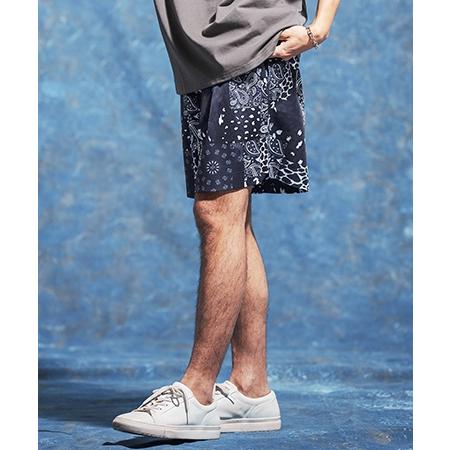 【Jih Nunc(ジーヌンク)】ペイズリー×レオパードパッチワークプリントポンチショートパンツ(JIH-R1187) | Jih Nunc | 07