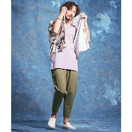 Jih Nunc（ジーヌンク） 【】ストレッチナイロンテーパードパンツ(JIH
