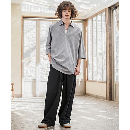 【CAMBIO(カンビオ)】Urban Tuck Sweat Pants スウェットパンツ(AI-261-010)