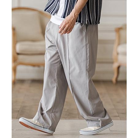 【CAMBIO(カンビオ)】Linen Rayon Wide Straight Pants ワイドストレートパンツ(CAM26SS-022) | CAMBIO | 18