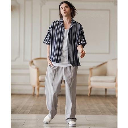 【CAMBIO(カンビオ)】Linen Rayon Wide Straight Pants ワイドストレートパンツ(CAM26SS-022) | CAMBIO | 20