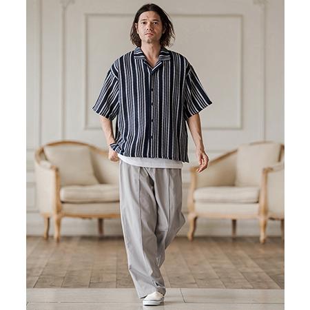 【CAMBIO(カンビオ)】Linen Rayon Wide Straight Pants ワイドストレートパンツ(CAM26SS-022) | CAMBIO | 22