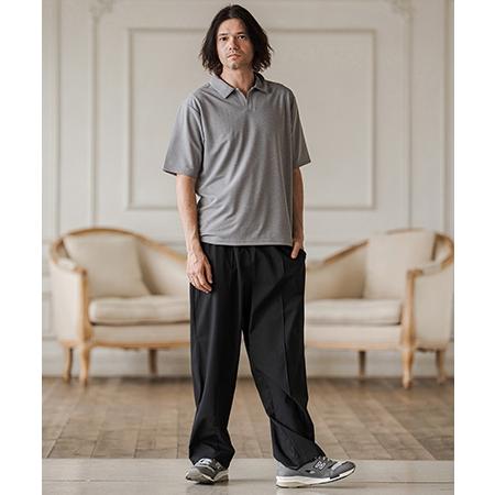 【CAMBIO(カンビオ)】Linen Rayon Wide Straight Pants ワイドストレートパンツ(CAM26SS-022) | CAMBIO | 09