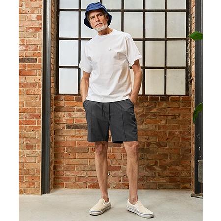 【Maison code 13(メゾンコードサーティーン)】stretch oxford slacks shorts ショートパンツ(M26S-04) | Maison code 13 | 14