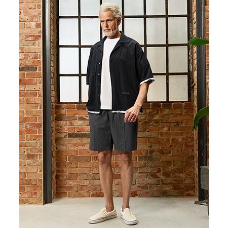 【Maison code 13(メゾンコードサーティーン)】stretch oxford slacks shorts ショートパンツ(M26S-04) | Maison code 13 | 15