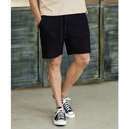 【Maison code 13(メゾンコードサーティーン)】rib knit shorts ニットショートパンツ(M26S-06) | Maison code 13 | 13