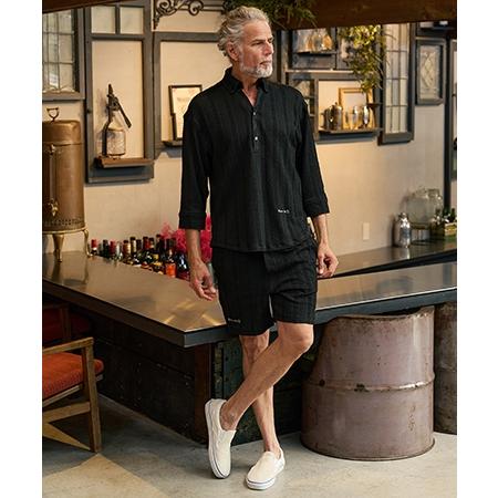 【Maison code 13(メゾンコードサーティーン)】Jacquard knit sew shorts ニットショートパンツ(M26S-08) | Maison code 13 | 14