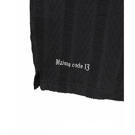 【Maison code 13(メゾンコードサーティーン)】Jacquard knit sew shorts ニットショートパンツ(M26S-08) | Maison code 13 | 19