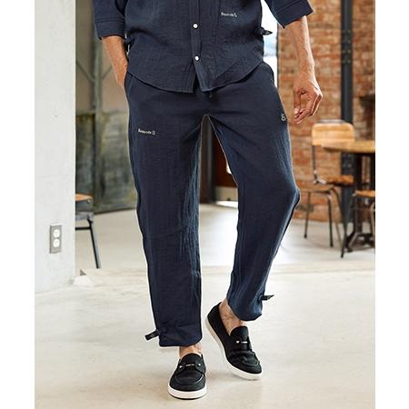 【Maison code 13(メゾンコードサーティーン)】linen like belted pants リネン風パンツ(M26S-12) | Maison code 13 | 04
