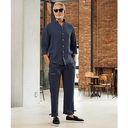 【Maison code 13(メゾンコードサーティーン)】linen like belted pants リネン風パンツ(M26S-12) | Maison code 13 | 06