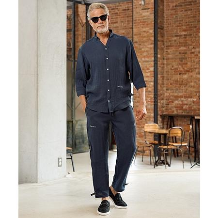 【Maison code 13(メゾンコードサーティーン)】linen like belted pants リネン風パンツ(M26S-12) | Maison code 13 | 07