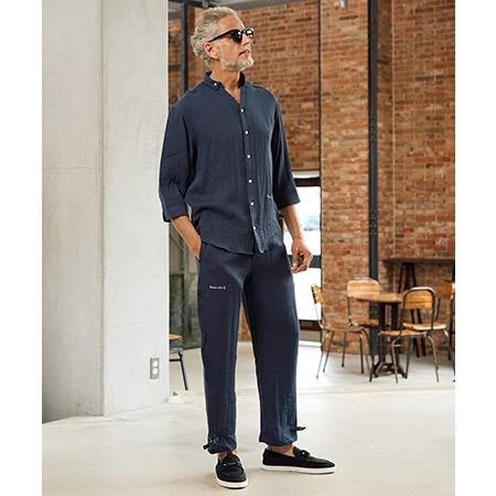 【Maison code 13(メゾンコードサーティーン)】linen like belted pants リネン風パンツ(M26S-12) | Maison code 13 | 08