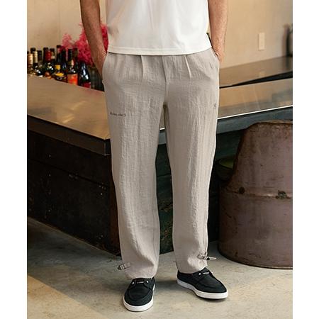 【Maison code 13(メゾンコードサーティーン)】linen like belted pants リネン風パンツ(M26S-12) | Maison code 13 | 09
