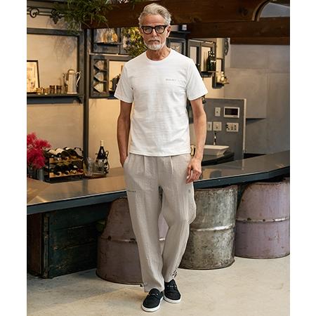 【Maison code 13(メゾンコードサーティーン)】linen like belted pants リネン風パンツ(M26S-12) | Maison code 13 | 11