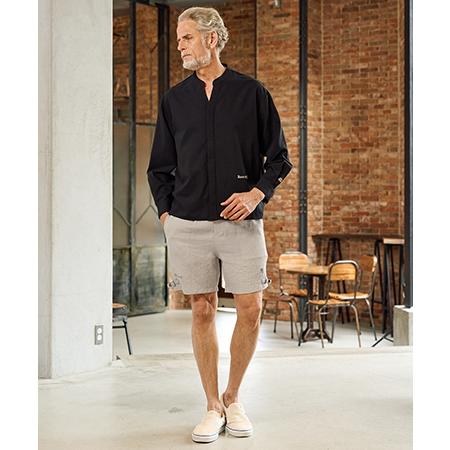 【Maison code 13(メゾンコードサーティーン)】linen like belted shorts リネン風ショートパンツ(M26S-13) | Maison code 13 | 12