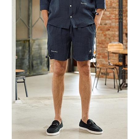 【Maison code 13(メゾンコードサーティーン)】linen like belted shorts リネン風ショートパンツ(M26S-13) | Maison code 13 | 04