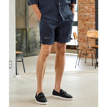 【Maison code 13(メゾンコードサーティーン)】linen like belted shorts リネン風ショートパンツ(M26S-13) | Maison code 13 | 05