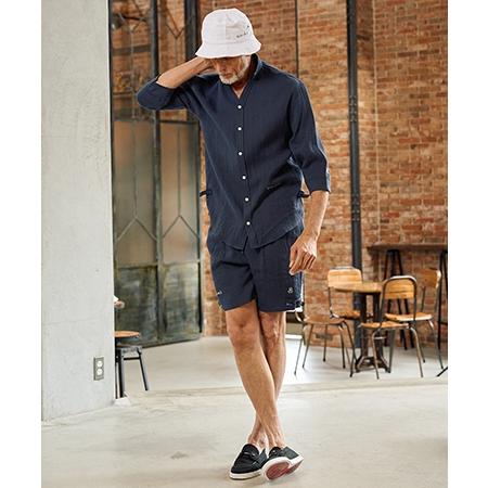 【Maison code 13(メゾンコードサーティーン)】linen like belted shorts リネン風ショートパンツ(M26S-13) | Maison code 13 | 08
