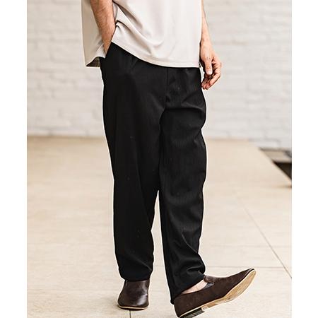 CAMBIO（カンビオ） 【】Stretch Crinkle Straight Easy Pants