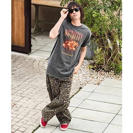 【CAMBIO(カンビオ)】 レオパードツイルワイドカーブパンツ | CAMBIO | 11