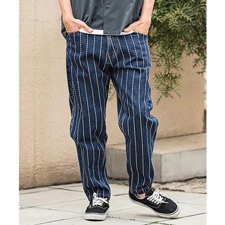【CAMBIO(カンビオ)】刺繍ストライプデニムバルーンパンツ(26088CMY) | CAMBIO | 11