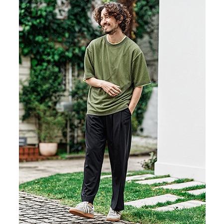【CAMBIO(カンビオ)】2 way Stretch Mini Ripstop Wide Straight Pants ワイドストレートパンツ(S69526cmb) | CAMBIO | 14