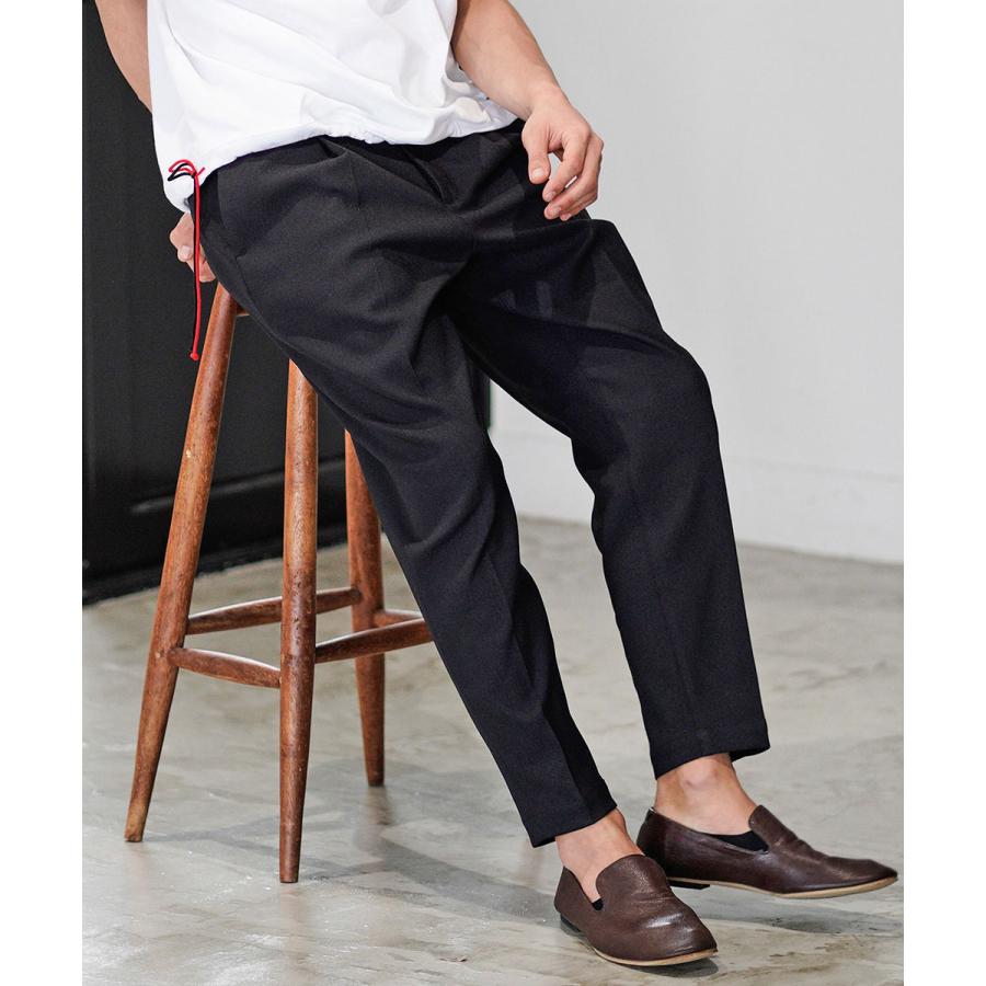 CAMBIO(カンビオ)テーパードライン裾シングルトラウザー Mサイズ CAMBIO 【CAMBIO(カンビオ)】テーパードライン裾シングル